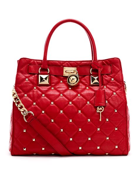 michael kors red hamilton|Michael Kors Hamilton bag outlet.